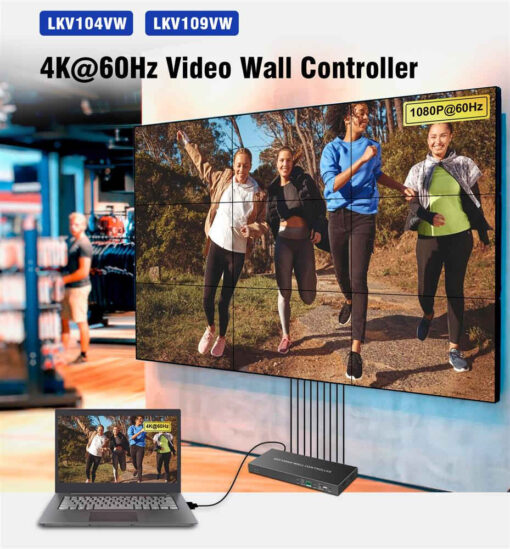 LENKENG LKV109VW-V2.0 HDMI Videowall Controller - Image 2