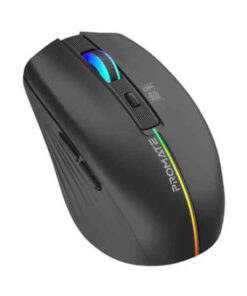 PROMATE KITT.BLK Ergonomic Wireless Optical Mouse with LED Rainbow Lights on sale