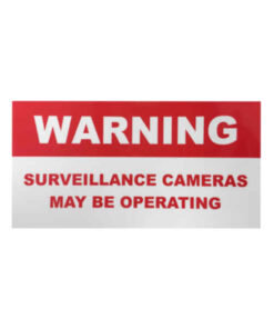 Arrowhead CCTV Camera Warning Sticker, Pack of 3 on sale