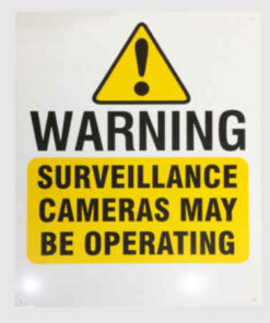 Arrowhead Large CCTV Camera Warning Signs on sale