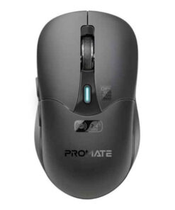 PROMATE SAMO.BLK Rechargeable Wireless Mouse with Bluetooth and RF, Black on sale