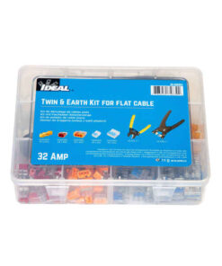 IDEAL INDUSTRIES IDL30-5002EU Twin and Earth 32A Kit for Flat Cables on sale