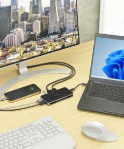 Alternative view of Kensington UH1460P USB-C 5Gbps Dual 4K Driverless Mobile Dock