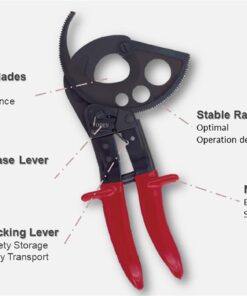 Alternative view of Hanlong  HT-535A1 Heavy Duty Ratchet Cable Cutter