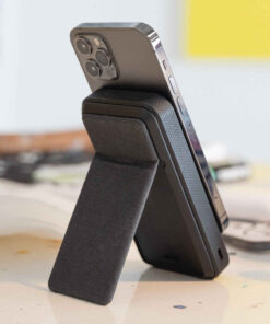 Alternative view of Mophie Battery Snap+ Powerstation Stand, Black