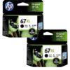 HP 67XL Black Inkjet Printer Cartridge, 2 Packs on sale